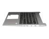 13N1-1ZA0501 teclado incl. topcase original Acer DE (alemán) negro/plateado