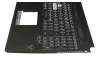 13N1-5JA0901 teclado incl. topcase original Asus DE (alemán) negro/negro con retroiluminacion