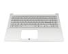 13N1-H2A0201 teclado incl. topcase original Asus DE (alemán) gris/plateado