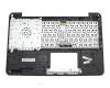 13NB0622AP0412 teclado incl. topcase original Asus DE (alemán) negro/plateado