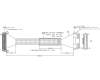 Asus 14004-00580100 LMT VE278N LVDS CABLE