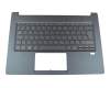 16M2UX18P901R3 teclado incl. topcase original Acer DE (alemán) antracita/antracita con retroiluminacion