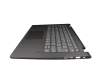 17L0772 teclado incl. topcase original Lenovo FR (francés) gris/canaso