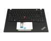 18293854 teclado incl. topcase original Lenovo CH (suiza) negro/negro con retroiluminacion y mouse stick