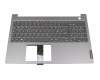 1KAFZZG004U teclado incl. topcase original Lenovo DE (alemán) gris/canaso