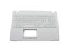 1KAHZZG0024 teclado incl. topcase original Asus DE (alemán) blanco/blanco incluyendo soporte ODD