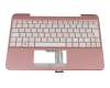1KAHZZG002N teclado incl. topcase original Asus DE (alemán) blanco/rosé