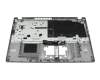 1KAJZZG0204 teclado incl. topcase original Acer DE (alemán) plateado/plateado con retroiluminacion