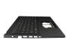 1KAJZZG023R teclado incl. topcase original Quanta DE (alemán) negro/negro con retroiluminacion