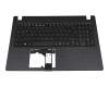 1KAJZZG0605 teclado incl. topcase original Acer DE (alemán) negro/negro