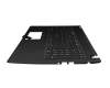 1KAJZZG0605 teclado incl. topcase original Acer DE (alemán) negro/negro