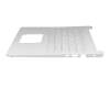 2B-AB208Q100 teclado incl. topcase original Primax DE (alemán) blanco/blanco