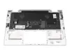 2B-BB908Q110 teclado incl. topcase original Primax DE (alemán) negro/plateado con retroiluminacion