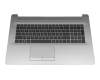 2H719-053301 teclado incl. topcase original HP DE (alemán) negro/plateado con retroiluminacion sin ODD