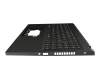 300454620 teclado incl. topcase original Acer DE (alemán) negro/negro con retroiluminacion