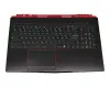 3076P1C2114HG0 teclado incl. topcase original MSI FR (francés) negro/negro con retroiluminacion