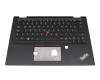 32B0054 teclado incl. topcase original Lenovo DE (alemán) negro/negro con retroiluminacion y mouse stick