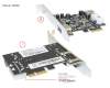 Fujitsu USB3.0 PCIe card for Primergy TX300 S8 original para Fujitsu Eternus CS200