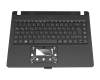 39F08047601 teclado incl. topcase original Acer DE (alemán) negro/negro