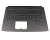 3BBKNTAJN20 teclado incl. topcase original Asus DE (alemán) negro/negro con retroiluminacion