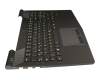 40063626 teclado incl. topcase original Medion DE (alemán) negro/negro con retroiluminacion