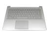 40069760 teclado incl. topcase original Medion DE (alemán) plateado/plateado