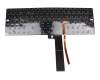 40074546 teclado original Medion DE (alemán) negro/negro con retroiluminacion