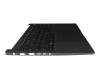40089038 teclado incl. topcase original Medion DE (alemán) negro/negro con retroiluminacion