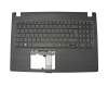 42F320C7601 teclado incl. topcase original Acer DE (alemán) negro/negro