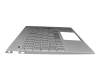 442.0G902.XXXX teclado incl. topcase original HP DE (alemán) plateado/negro