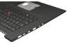 460.0GU04.0002 teclado incl. topcase original Lenovo DE (alemán) negro/negro con retroiluminacion y mouse stick