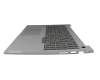 460.0TE0O.0003 teclado incl. topcase original Lenovo DE (alemán) gris oscuro/canaso con retroiluminacion
