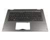 46M0DVCSA008 teclado incl. topcase original Acer DE (alemán) negro/canaso