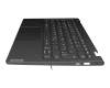 48EAA610.0GAFHYEX teclado incl. topcase original Lenovo DE (alemán) gris/canaso con retroiluminacion