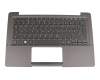 49006H010D0G teclado incl. topcase original Darfon DE (alemán) negro/negro con retroiluminacion