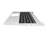 4BX8QTATP40 teclado incl. topcase HP DE (alemán) negro/plateado con retroiluminacion