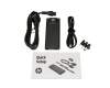 Cargador 90 vatios delgado Travel-Adapter original cable incluido para la série HP EliteBook x360 1030 G2