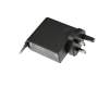 Cargador USB-C 45 vatios UK wallplug original para Lenovo 100e Chromebook (81ER)