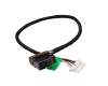 DC Jack incl. cable (8Pin) (90Watt) (19 cm) original para HP Spectre x360 15-ch000