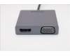 Lenovo 5C11E18556 CABLE 3-in-1 Hub (New)(Storm Grey)