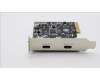 Lenovo 5C50W00913 CARDPOP Rear USB 3.1 Type C PCIe LP