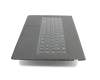 5CB0G97360 teclado incl. topcase original Lenovo DE (alemán) negro/negro con retroiluminacion