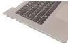 5CB0L45283 teclado incl. topcase original Lenovo DE (alemán) negro/plateado con retroiluminacion borde de plata