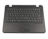 5CB0Q89808 teclado incl. topcase original Lenovo DE (alemán) negro/negro