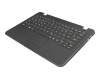 5CB0Q89808 teclado incl. topcase original Lenovo DE (alemán) negro/negro