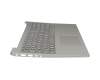 5CB0R07388 teclado incl. topcase original Lenovo DE (alemán) gris/plateado