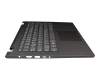 5CB0R08887 teclado incl. topcase original Lenovo DE (alemán) gris/canaso