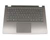 5CB0R47242 teclado incl. topcase original Lenovo DE (alemán) gris/canaso