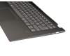 5CB0R47242 teclado incl. topcase original Lenovo DE (alemán) gris/canaso