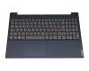 5CB0S18710 teclado incl. topcase original Lenovo DE (alemán) gris/azul